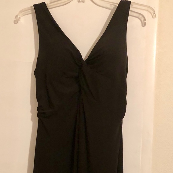 Essentials By Milano Black Cocktail Dress Size L - Picture 1 of 3